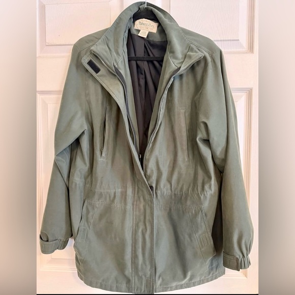 St. John's Bay Men's Jacket - Large - Double Zipper - Front Hood Missing - Picture 6 of 11